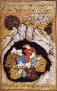 The Seven Sleepers in the cave of Ephesus with their dog